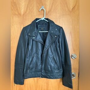 Bernardo Dark Leather Outerwear